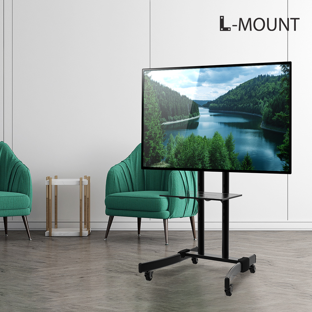 엘디엘마운트 APL-TR44 이동식높이조절TV스탠드거치대 32-70인치