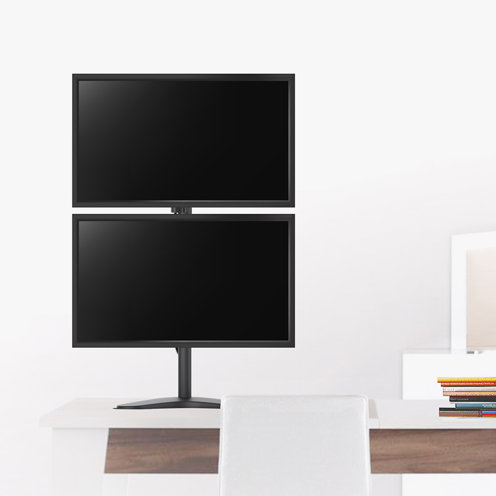 APL-T02V 스탠드형듀얼모니터암 13-32인치